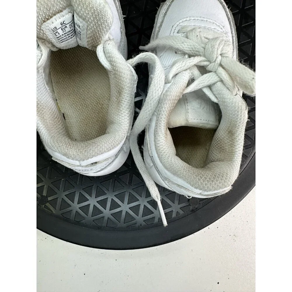 Nike - Air Max 90 LTR (TD) Shoes - White - Sz 6C (CD6868-100) Used